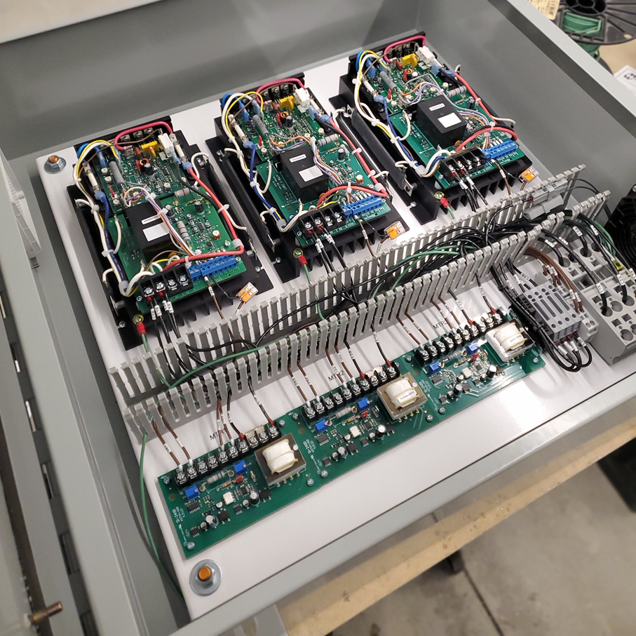 Industrial Robot or Collaborative robot pick and place or using pneumatic solutions