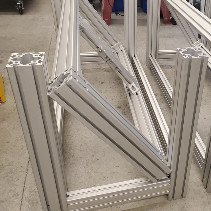 Assembly of products including pressing, joining, welding, screwing, hot stamping
